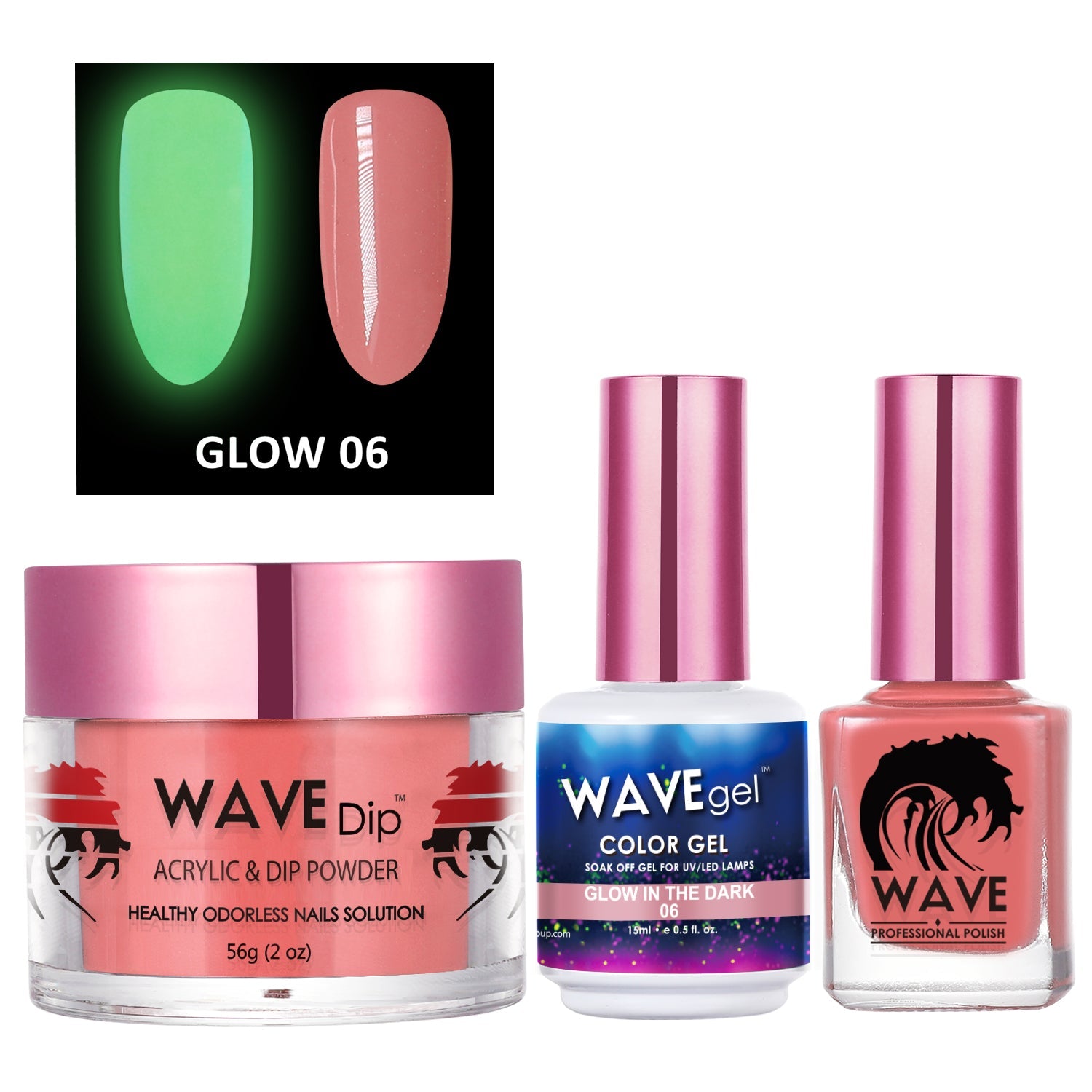 WAVEGEL NEW GLOW IN DARK TRIO 6