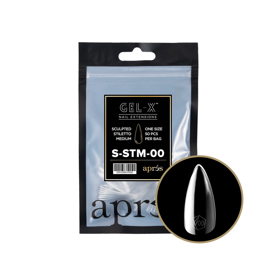 Aprés Gel-X Sculpted Stiletto Medium Refill Bag