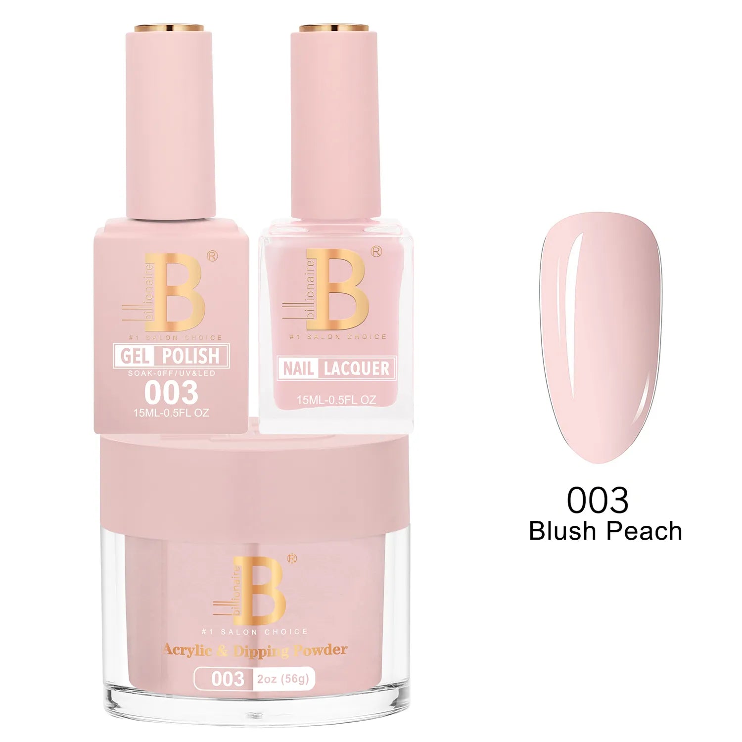 Billionaire - Imperial Trio - Blush Peach - #003
