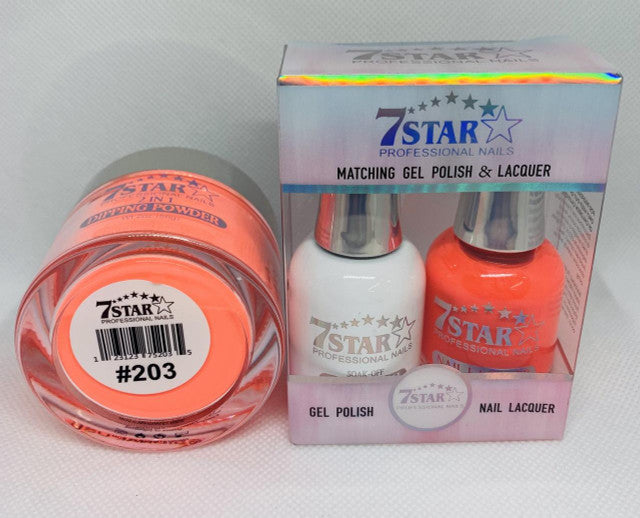 7 Star Gel & Lacquer Duo #203