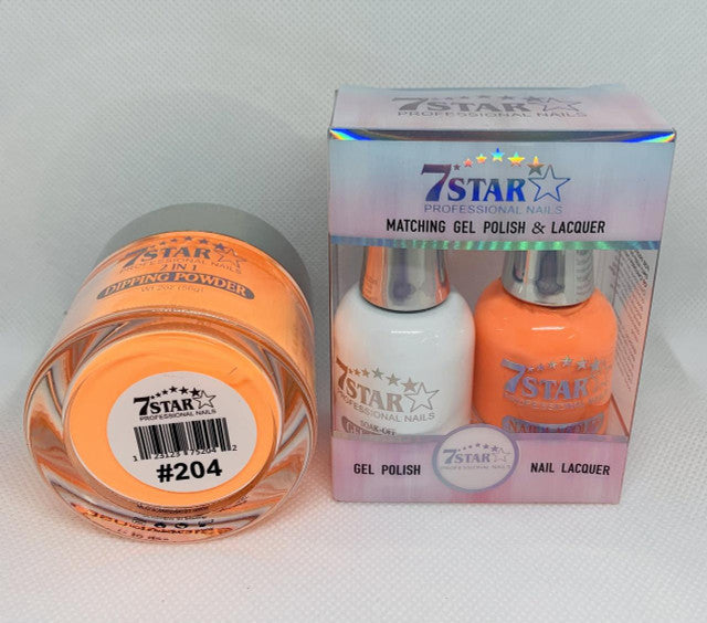 7 Star Gel & Lacquer Duo #204