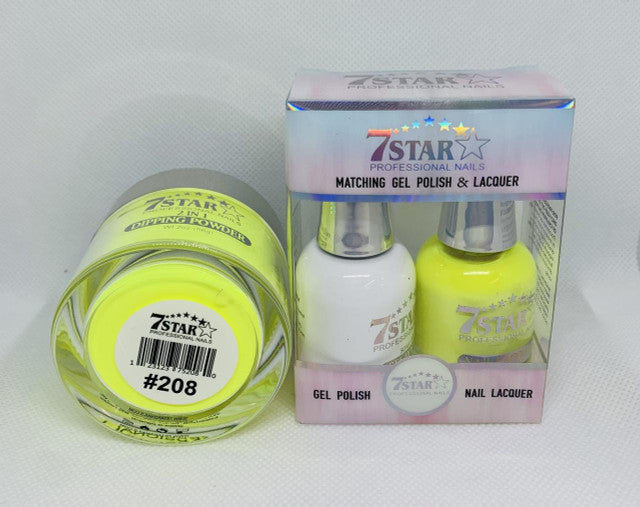 7 Star Gel & Lacquer Duo #208
