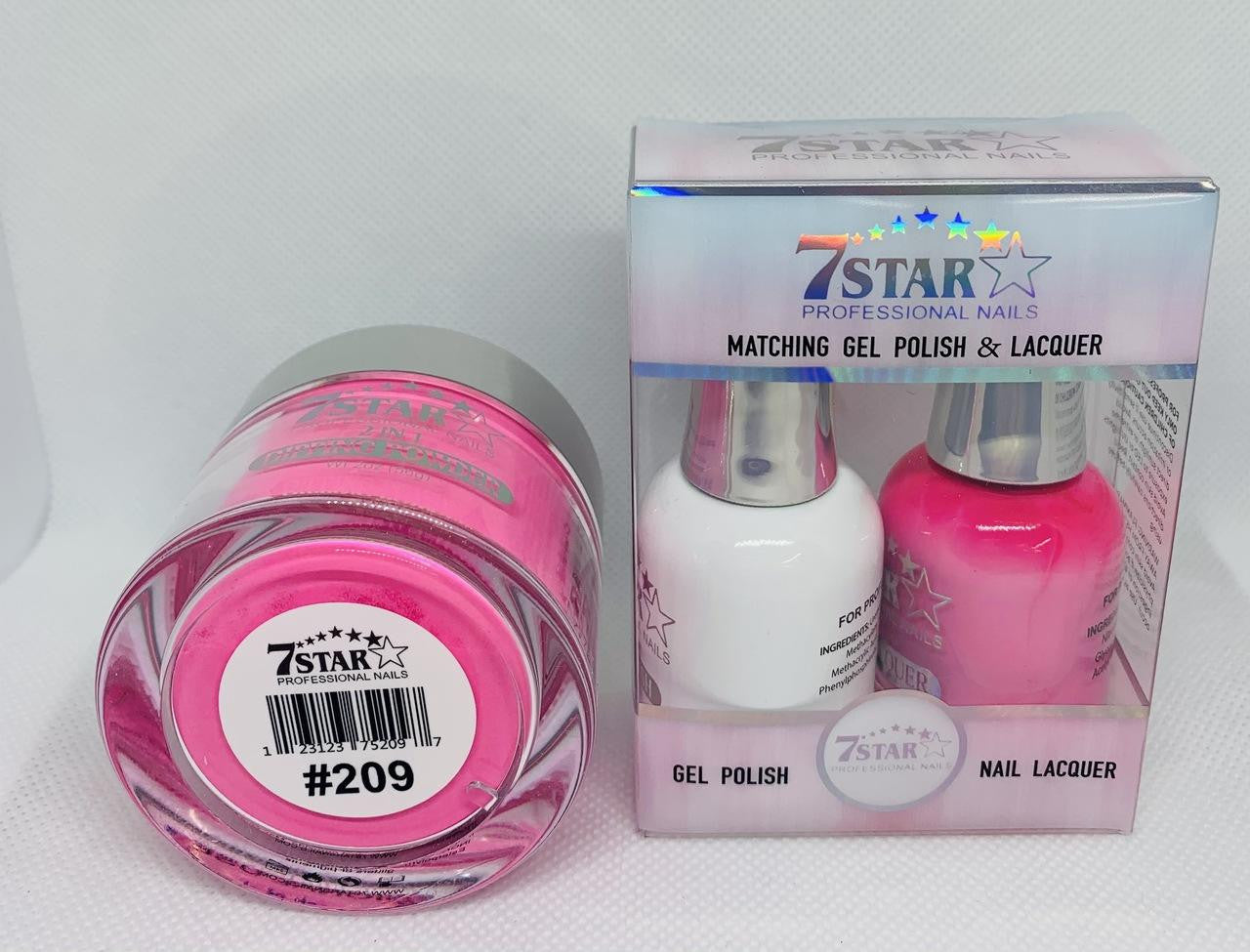 7 Star Gel & Lacquer Duo #209