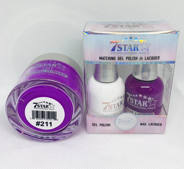 7 Star Gel & Lacquer Duo #211