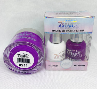 7 Star Gel Lacquer Duo & Dip #211