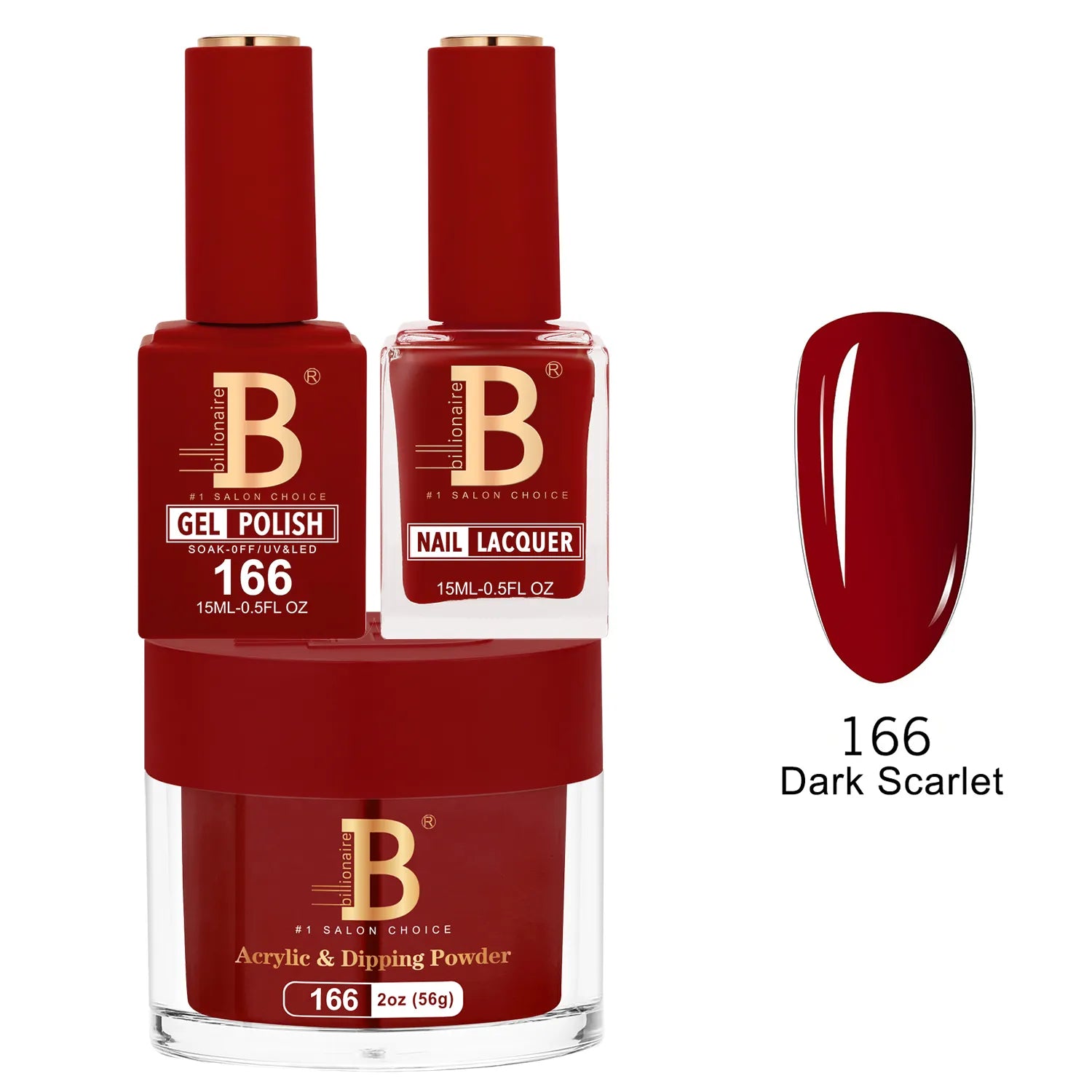 Billionaire - Imperial Trio - Dark Scarlet - #166