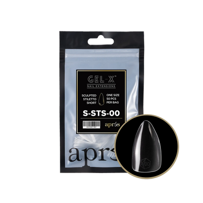 Aprés Gel-X Sculpted Stiletto Short Refill Bag