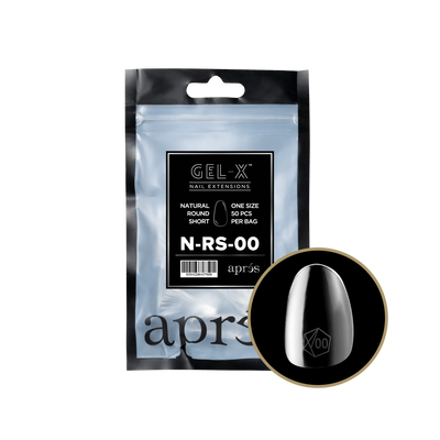 Aprés Gel-X Natural Round Short Refill Bag