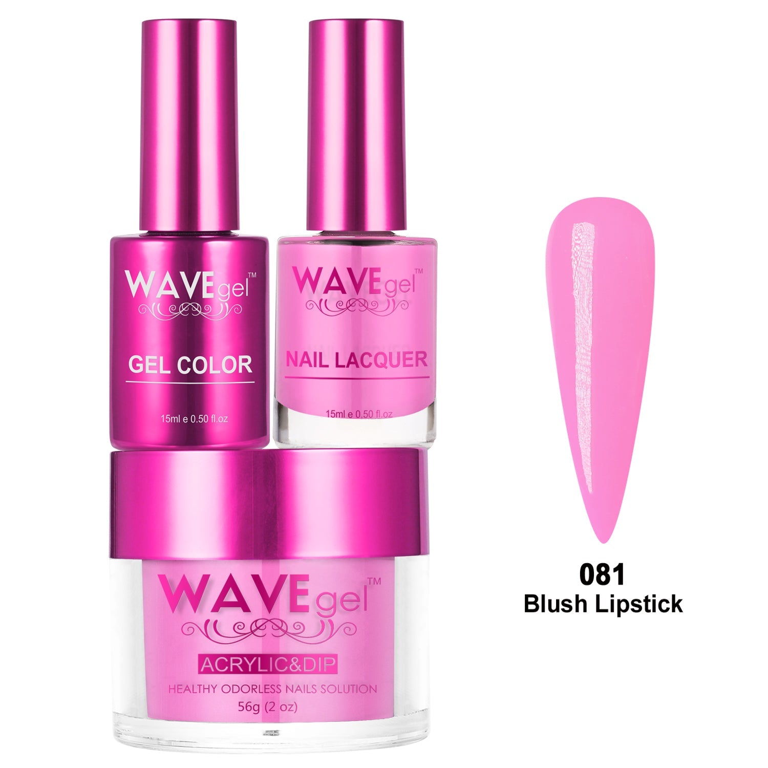 WAVEGEL PRINCESS TRIO WP81 Blush Lipstick