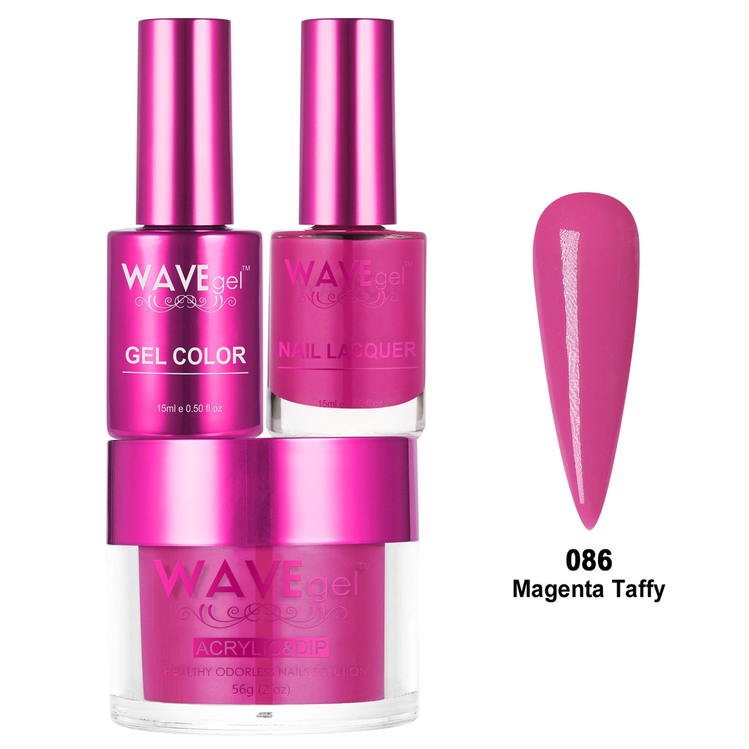 WAVEGEL PRINCESS TRIO WP86 Magenta Taffy