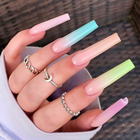 Kiara Sky -  Coffin Nail Tips XXL - Clear