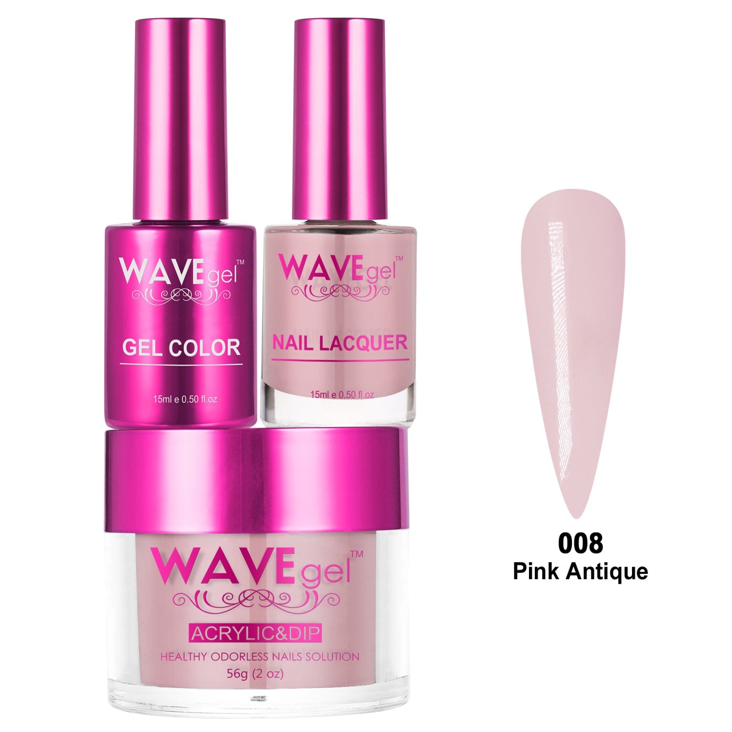 WAVEGEL PRINCESS TRIO WP08 Pink Antique