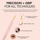 Kiara Sky -  90° Angle Fiber Grip Tweezer