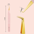 Kiara Sky -  90° Angle Fiber Grip Tweezer