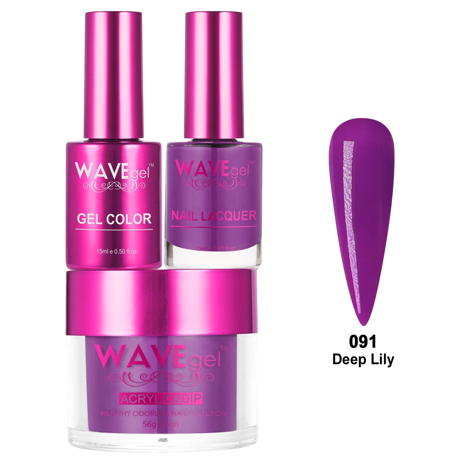 WAVEGEL PRINCESS TRIO WP91 Deep Lily