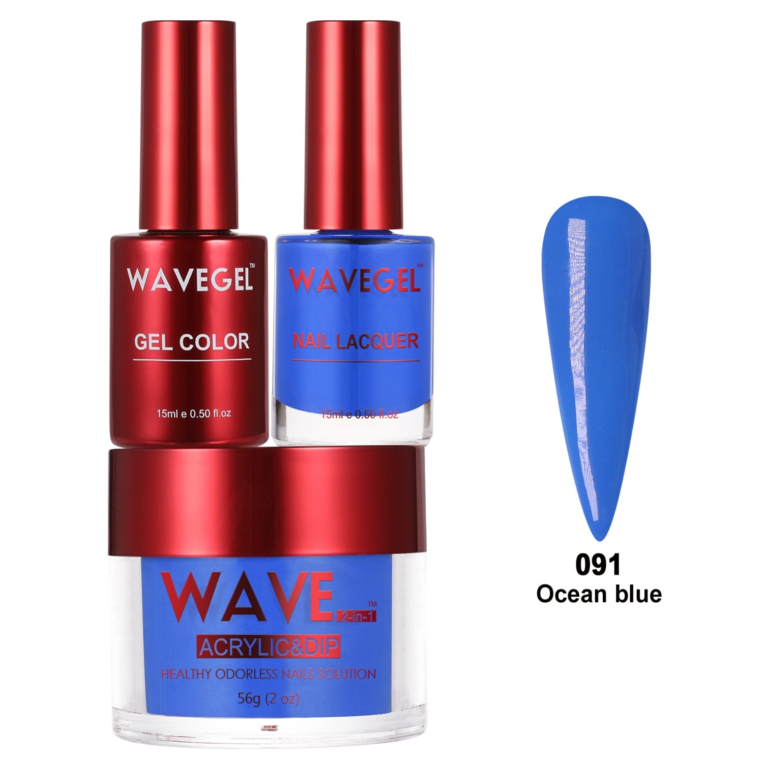WAVEGEL QUEENS TRIO WQ91 Ocean blue