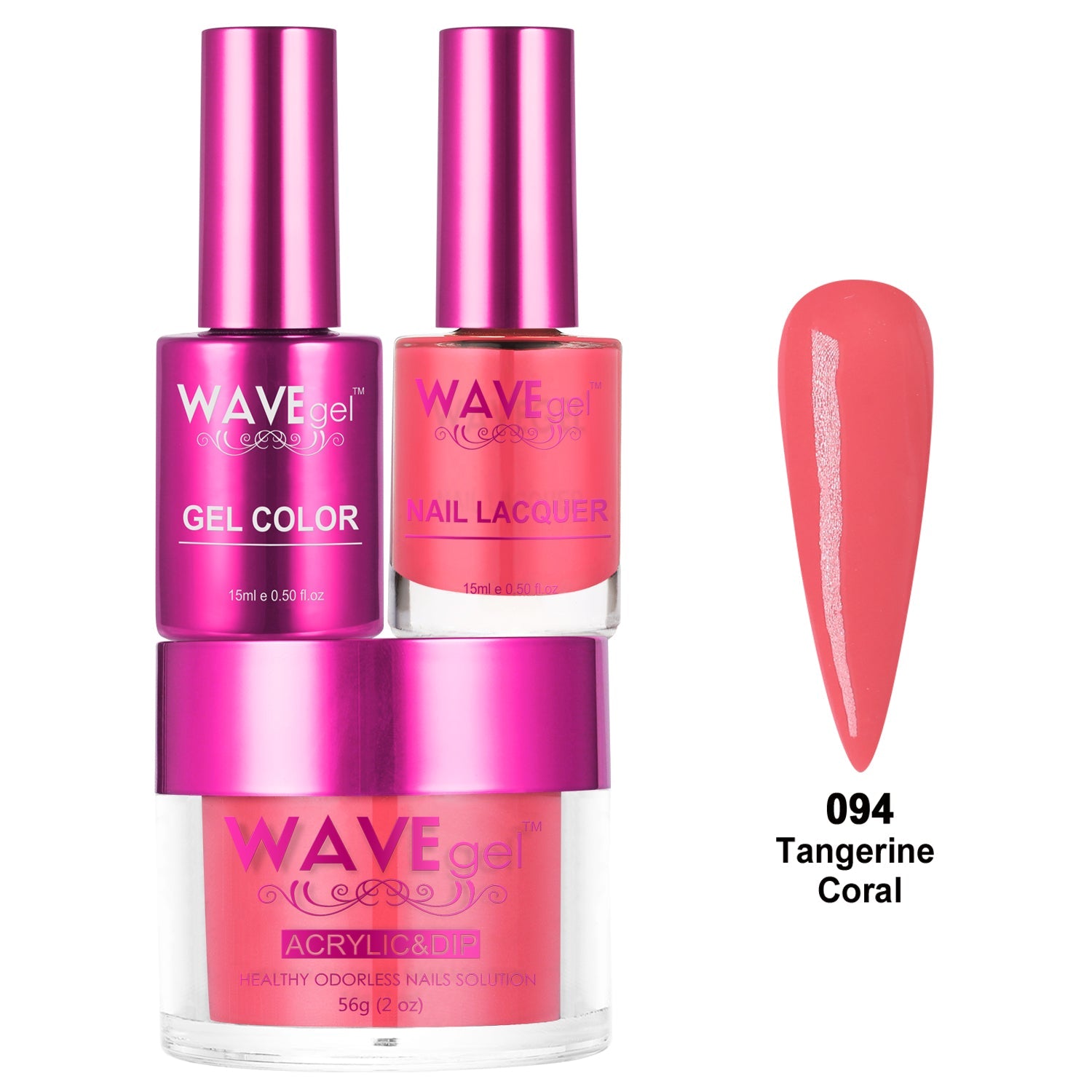 WAVEGEL PRINCESS TRIO WP94 Tangerine Coral