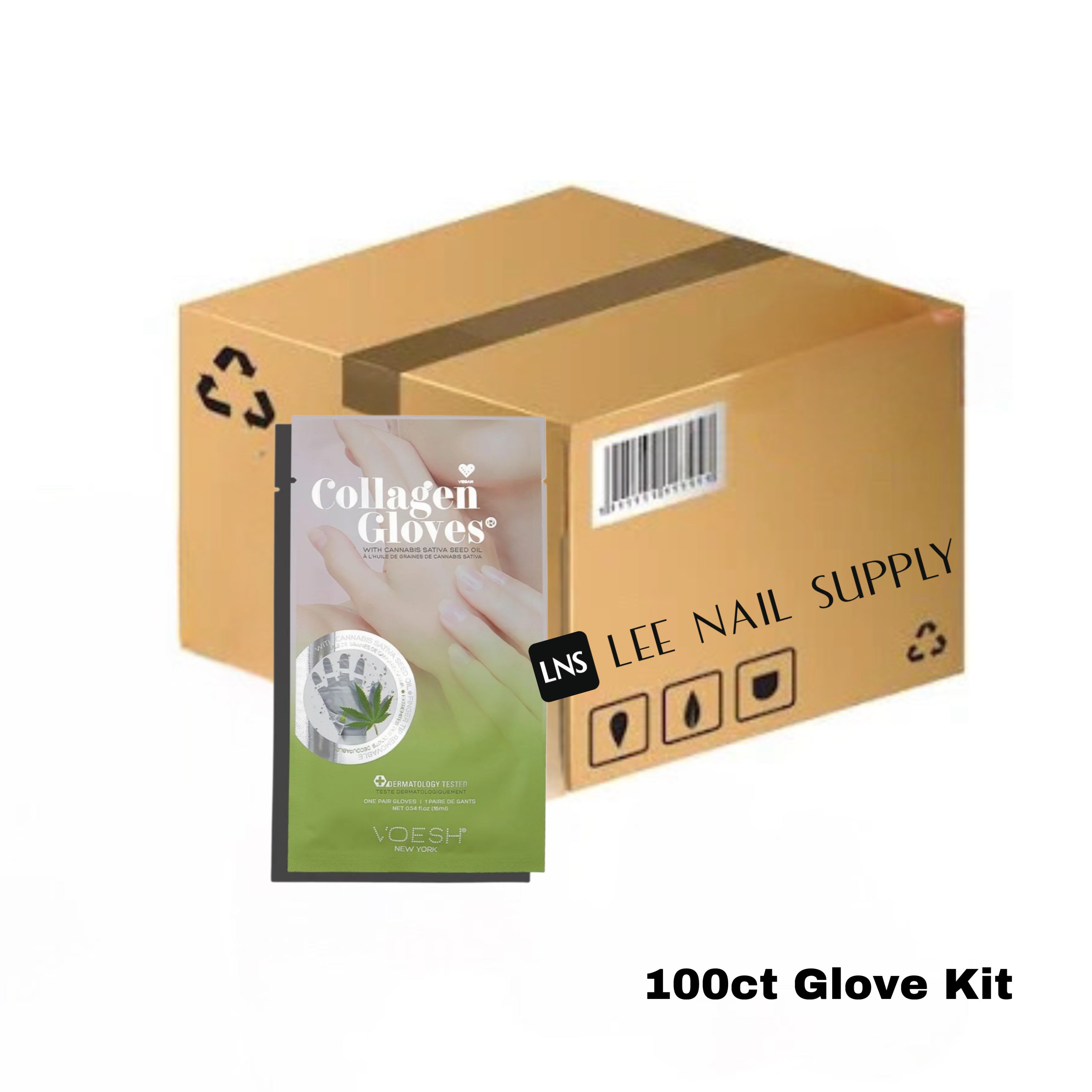 Voesh - Cannabis Sativa Seed Oil Collagen Gloves - Single (1Pc) & Box Case (100Pcs)