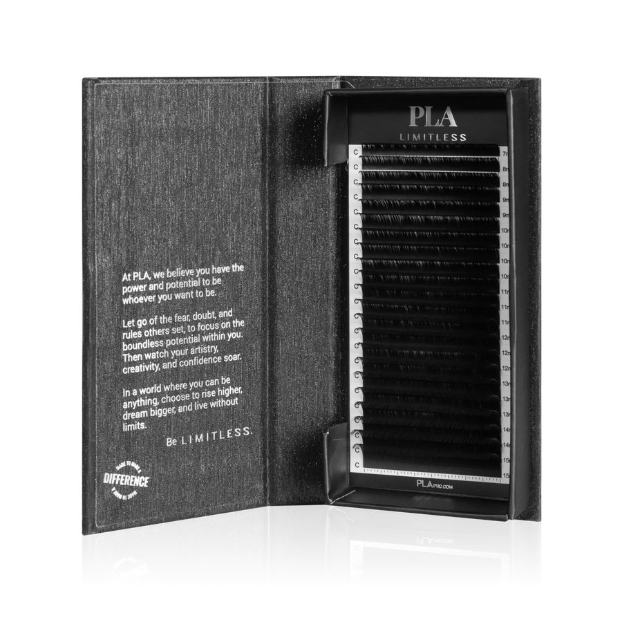 PLA Eyelash Extensions LIMITLESS 0.03 Lashes