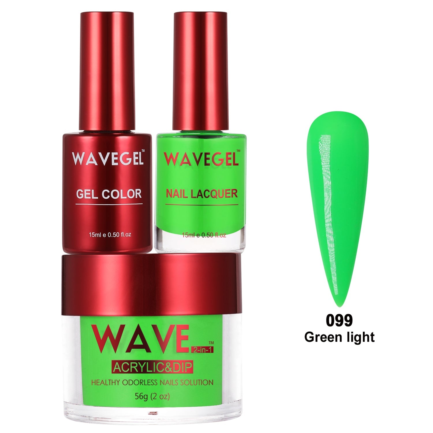 WAVEGEL QUEENS TRIO WQ99 Green light