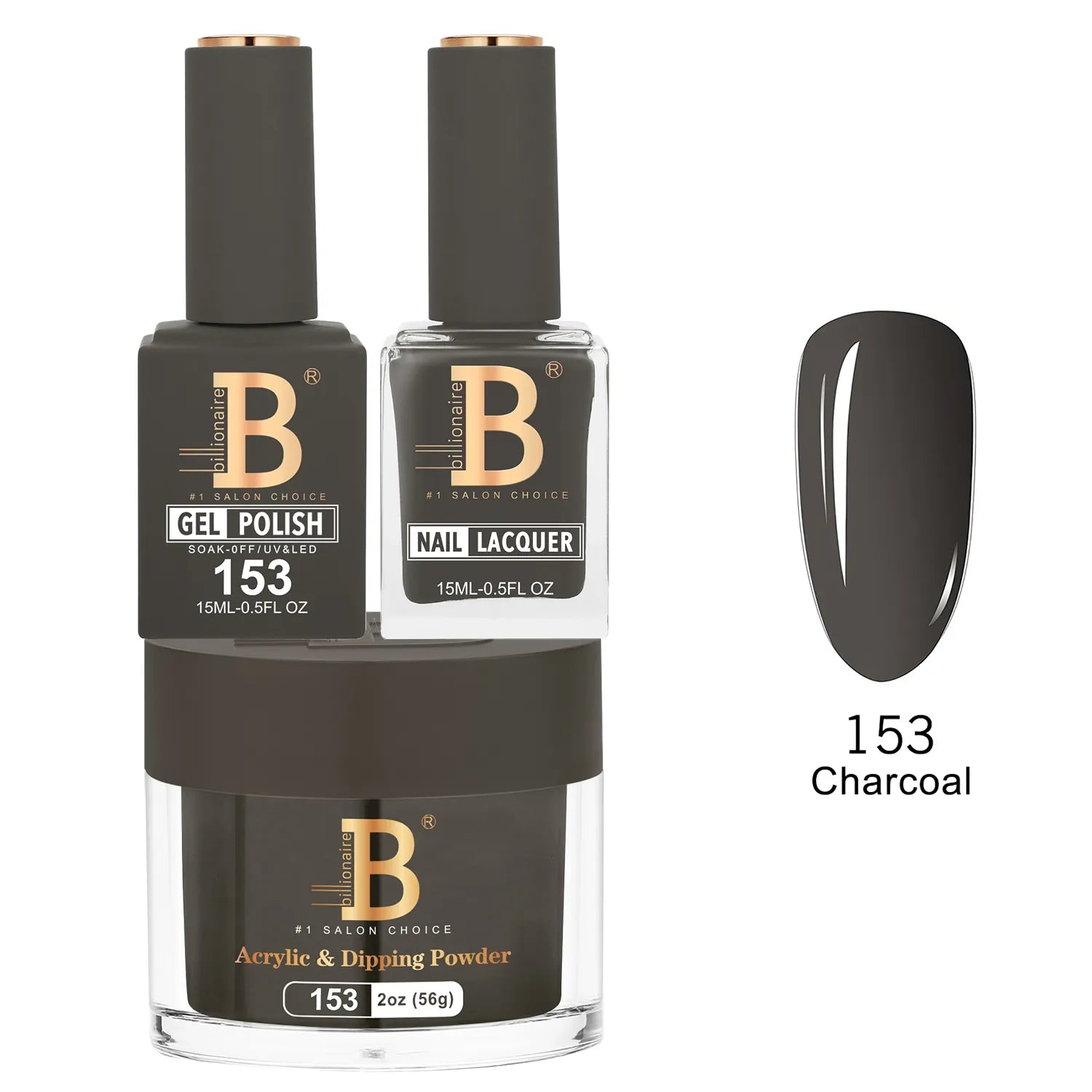 Billionaire - Imperial Trio - Charcoal - #153