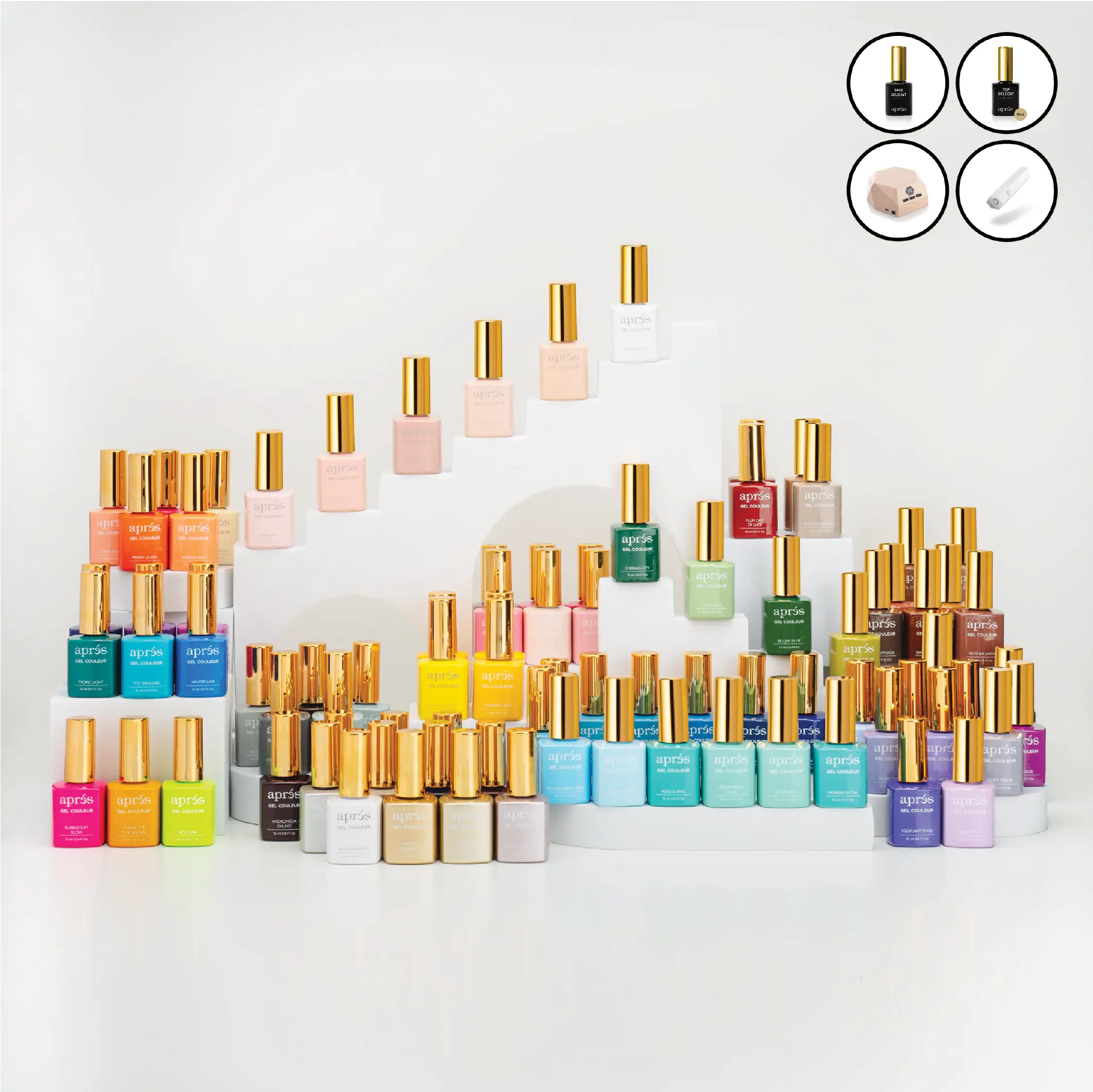 Aprés 100 Gel Couleur Bundle Set - Second Edition Gel Collection |...