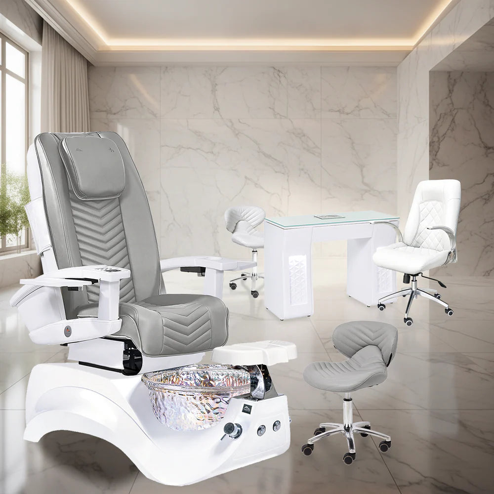 Whale Spa -  Alden Crystal Pedicure Chair