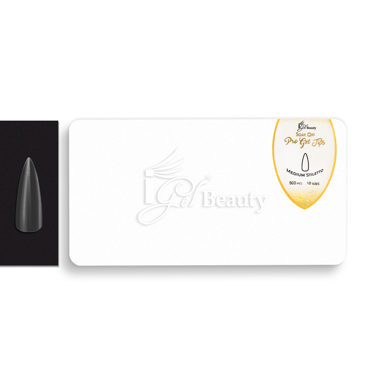 iGel - Pro Gel Tips - PGT04 Medium Stiletto