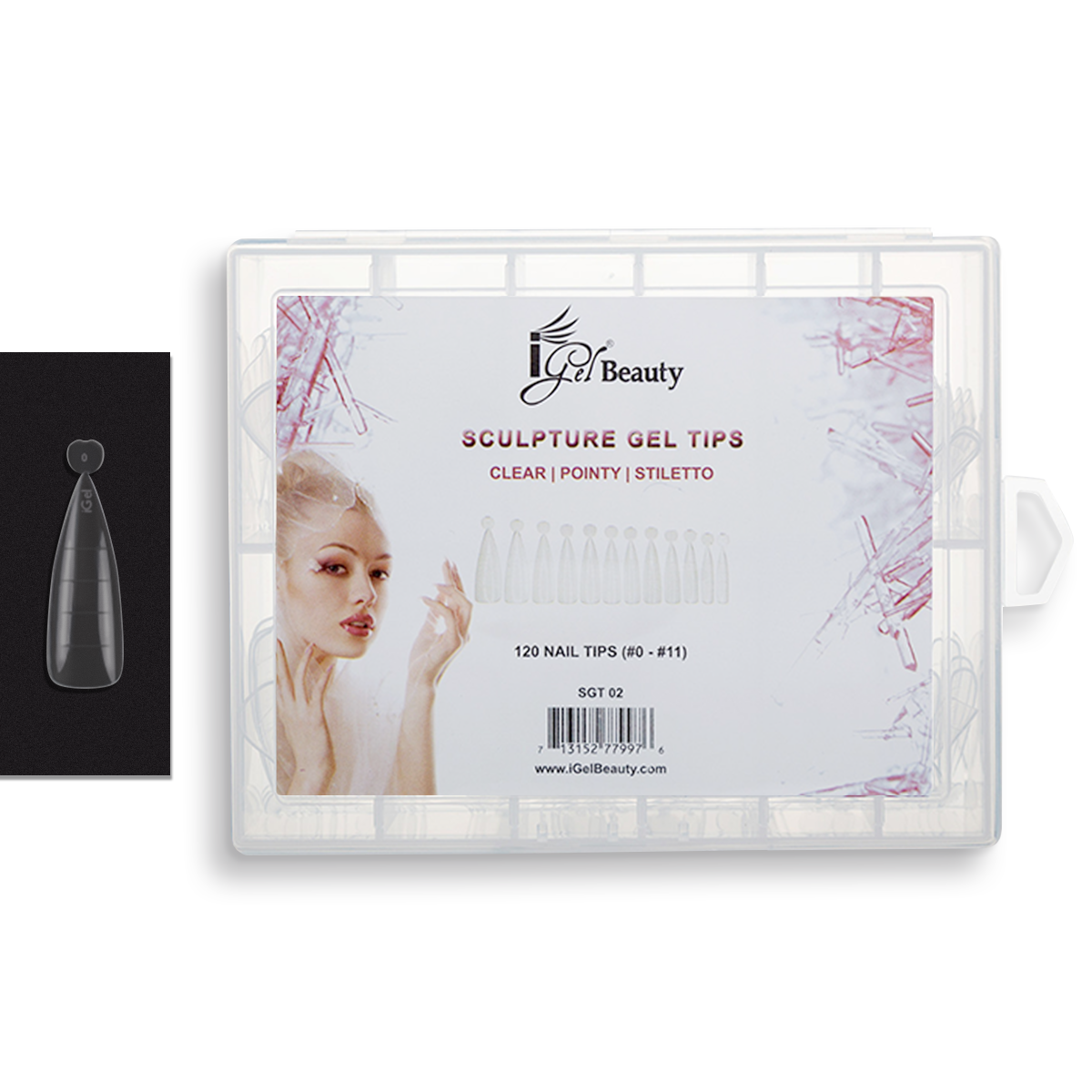 iGel - Sculpture Gel Tips - SGT02 Stiletto