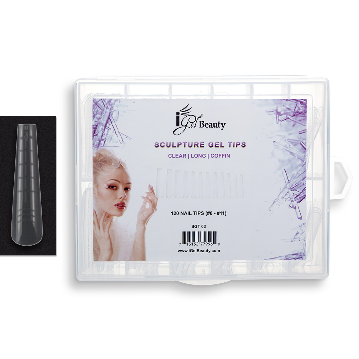 iGel - Sculpture Gel Tips - SGT03 Coffin