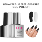 PLA Nail Lacquer 4-Pack Mini Gel Polish Set