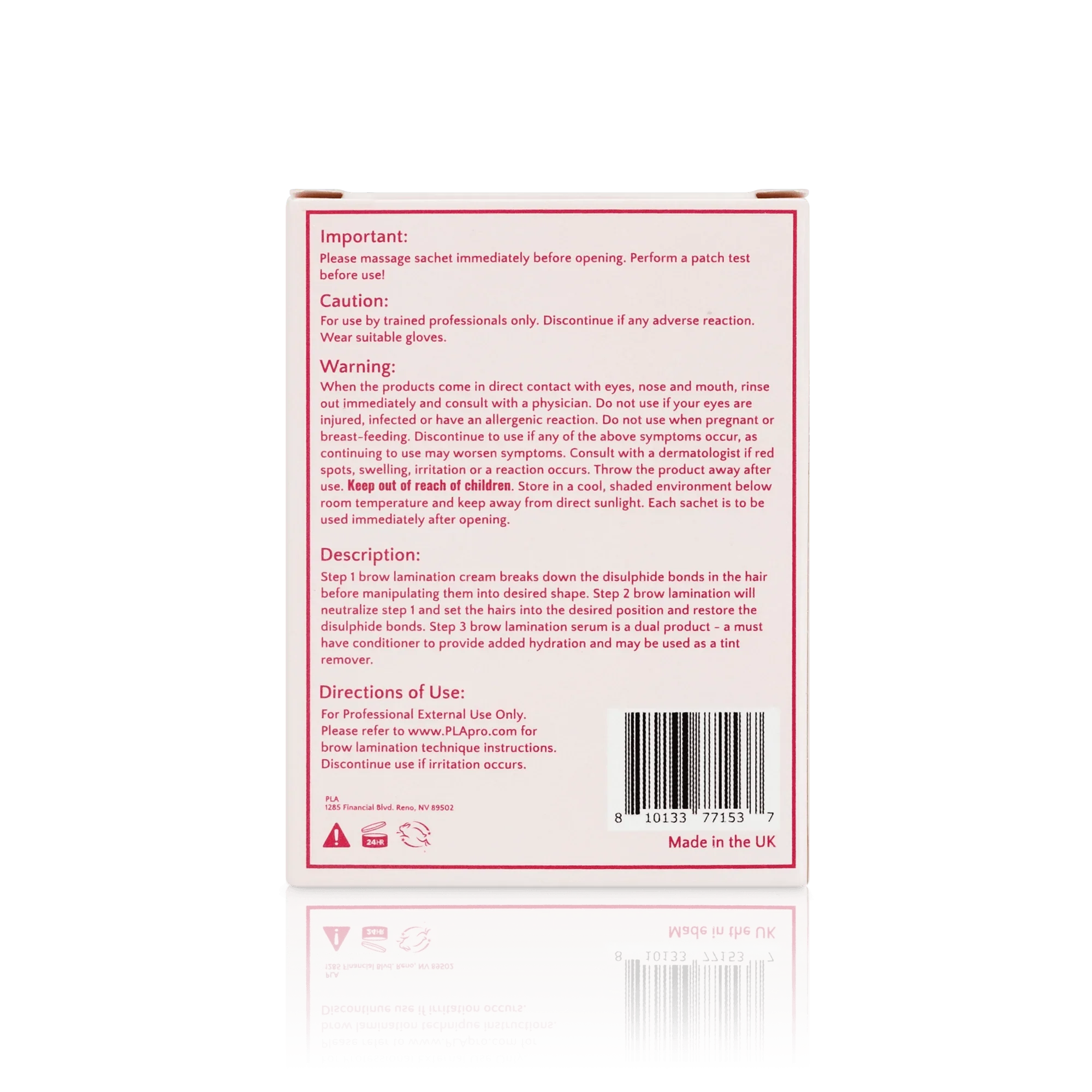 PLA Brow Lamination 1 Shot Pack