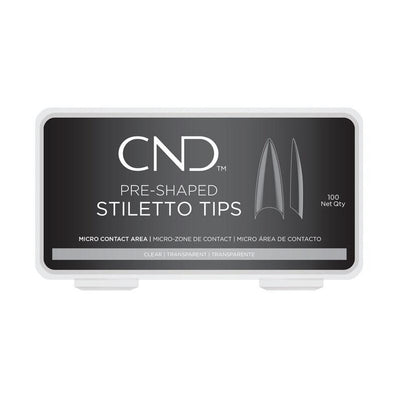 CND Nail Tips - Stiletto 100ct