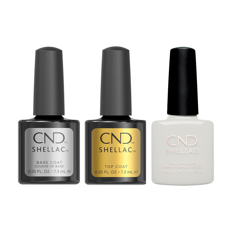 CND - Shellac Combo - Base, Top & All Frothed Up