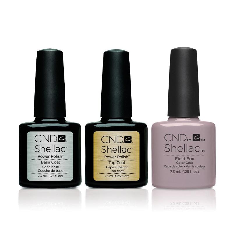 CND - Shellac Combo - Base, Top & Field Fox