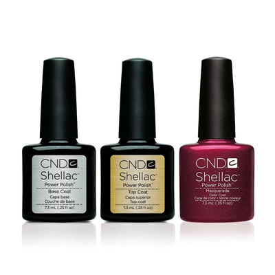 CND - Shellac Combo - Base, Top & Masquerade