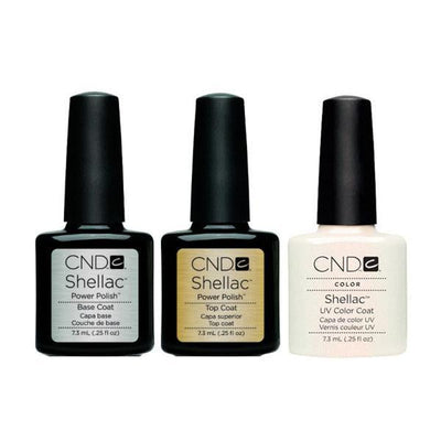 CND - Shellac Combo - Base, Top & Moonlight & Roses