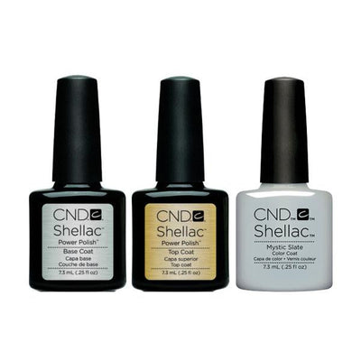 CND - Shellac Combo - Base, Top & Mystic Slate