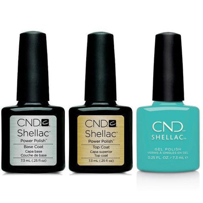 CND - Shellac Combo - Base, Top & Oceanside