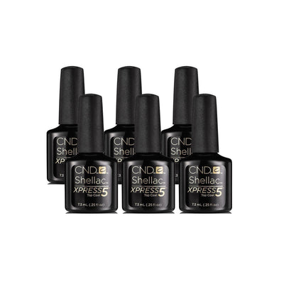 CND Shellac - XPress5 Top Coat - 6 Pack (0.25 oz)