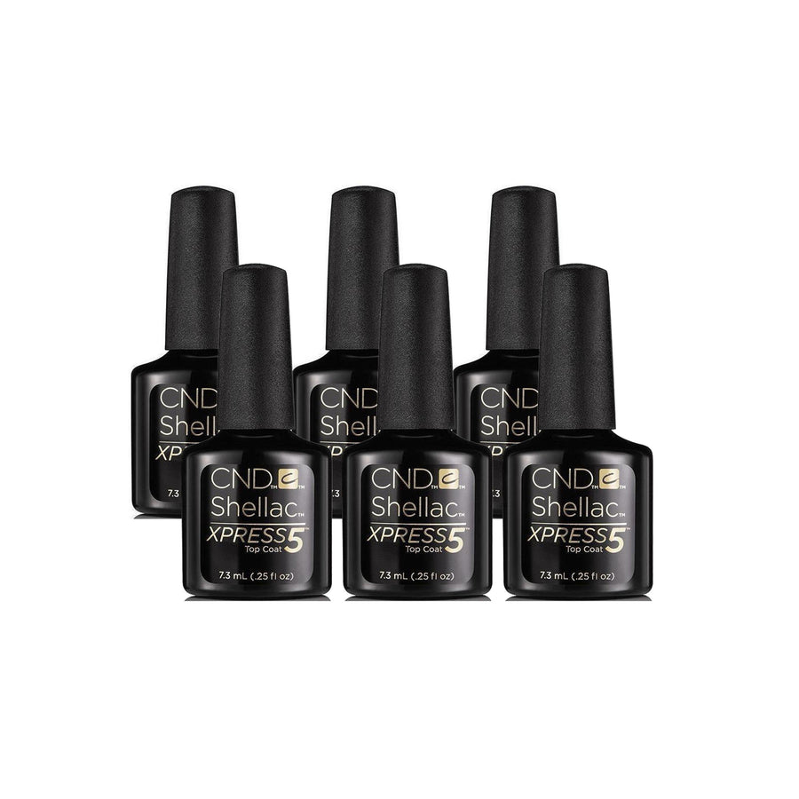 CND Shellac - XPress5 Top Coat - 6 Pack (0.25 oz)
