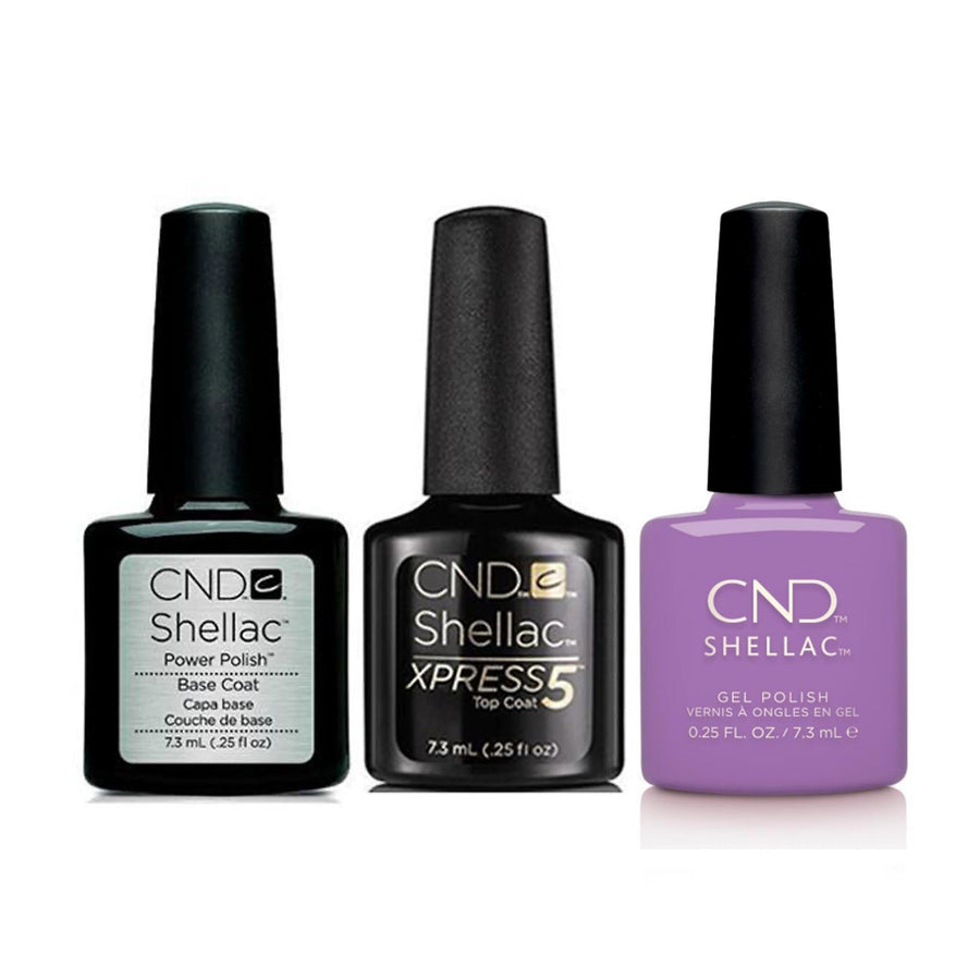 CND - Shellac Xpress5 Combo - Base, Top & Artisan Bazaar (0.25 oz)