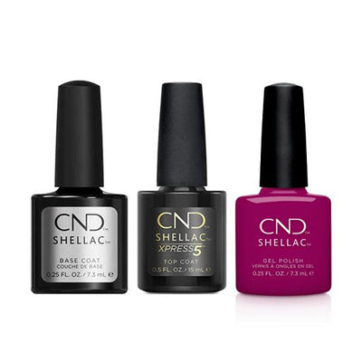 CND - Shellac Xpress5 Combo - Base, Top & Violet Rays