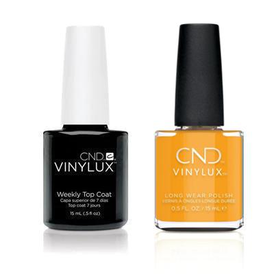 CND - Vinylux Topcoat & Among the Marigolds 0.5 oz - #395