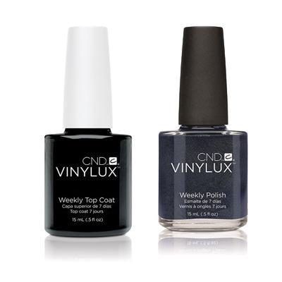 CND - Vinylux Topcoat & Midnight Swim 0.5 oz - #131