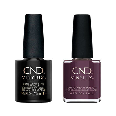 CND - Vinylux Topcoat & Mulberry Tart 0.5 oz - #430