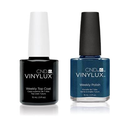 CND - Vinylux Topcoat & Peacock Plume 0.5 oz - #199