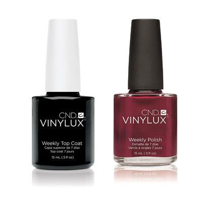 CND - Vinylux Topcoat & Red Baroness 0.5 oz - #139