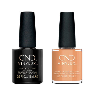 CND - Vinylux Topcoat & Running Latte 0.5 oz - #424