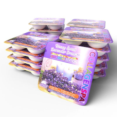 LA PALM CollagenSpa® 4 Step Pedi Tray Honey Sweet Lavender Fields